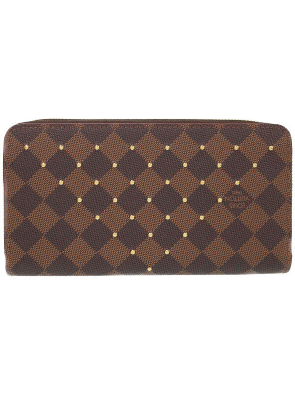 Louis Vuitton Round Damier Zipper Wallet Zippy Long Brown